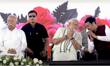 RSS पेड़ से बन गया वटवृक्ष', नागपुर में पीएम मोदी ने संघ के योगदान का किया जिक्र