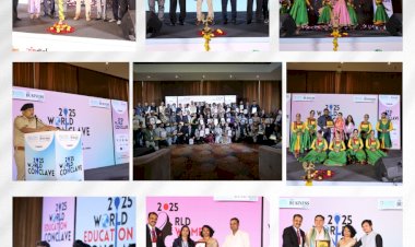 इंदौर में वर्ल्ड कॉन्क्लेव 2025 का भव्य आयोजन, 'ट्रांसफॉर्म, इनोवेट, डिसरप्ट' थीम ने बिखेरा ग्लोबल विज़न का रंग