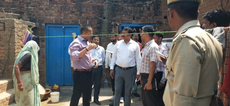 कदौरा के चमारी,  हथेरी तथा डकोर विकास खंड के बड़ागांव में घरों से जानी हर घर जल योजना की हकीकत,अधूरे कार्य पर बिफरे प्रमुख सचिव