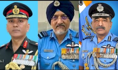 पहलगाम हमला तनाव के बीच सेना में बड़े बदलाव,भारतीय सेना और वायुसेना में  तीन वरिष्ठ अधिकारियों ने संभाला नया जिम्मा