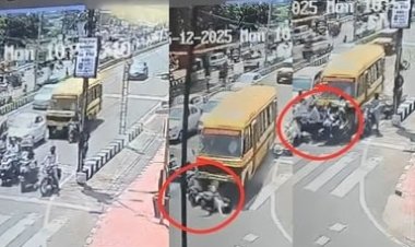 सिग्नल पर बस का ब्रेक फेल, लेडी डॉक्टर को कुचला मौत :भोपाल में 8 गाड़ियों को मारी टक्कर, 6 घायल