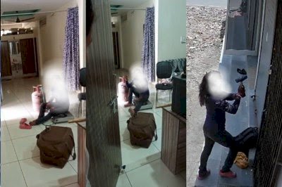 प्रेमी के भाई के घर प्रेमिका का हाई वोल्टेज ड्रामा, गैस ऑन कर चूल्हे पर बैठी, घर को जलाने की दी धमकी