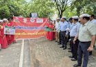 संभव अभियान जागरूकता रैली में कार्यकत्री,सहायिकाओं ने लिया भाग,कुपोषण मुक्त जालौन को बनाने का संकल्प