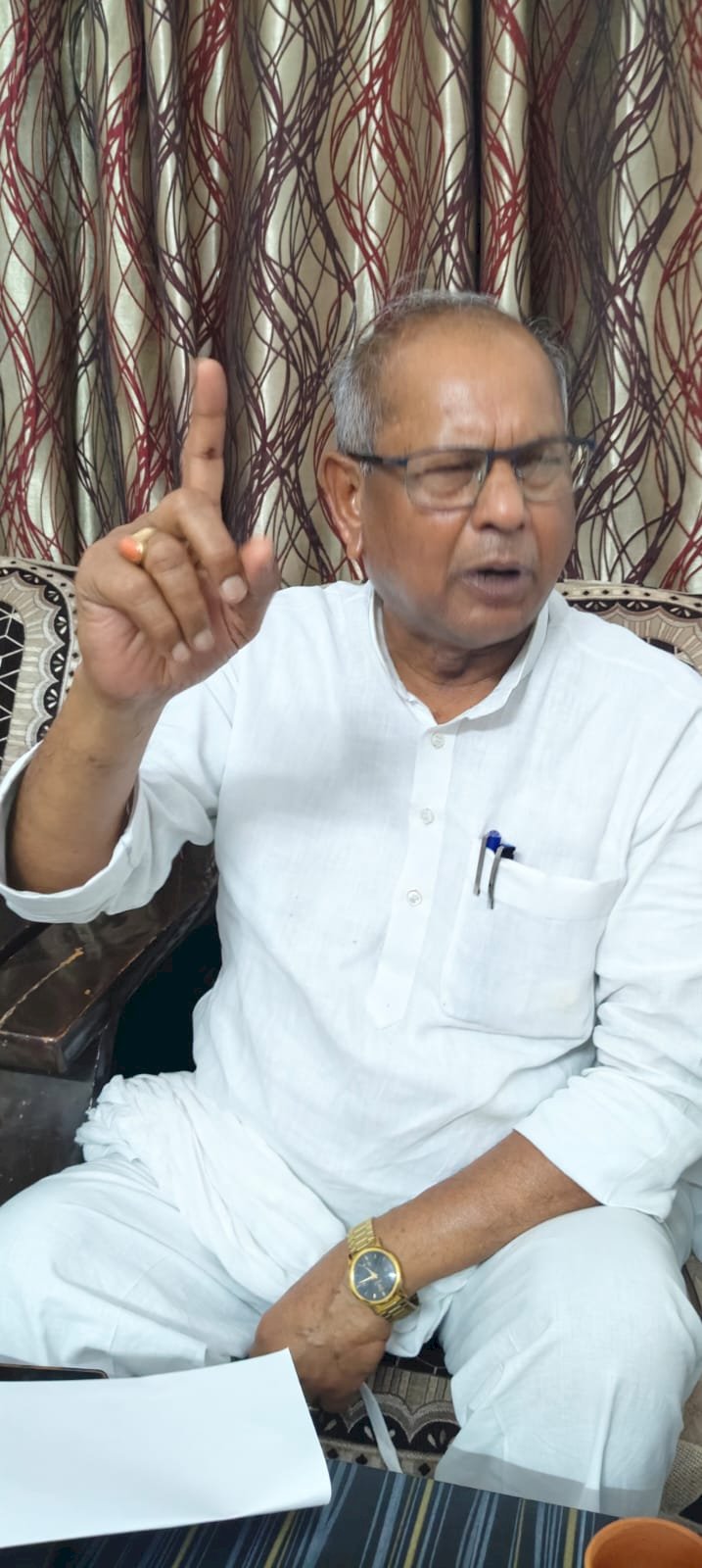 जल जीवन मिशन की संसदीय क्षेत्र मैं हो रहे भ्रष्टाचार और लूट की आवाज संसद में उठाऊंगा,, नारायण दास अहिरवार सांसद 