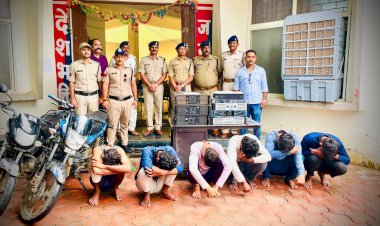 अकोदिया पुलिस की बड़ी सफलता: डीजे मशीनें व मोटरसाइकिल सहित 6.10 लाख का माल बरामद, छह आरोपी सलाखों के पीछे