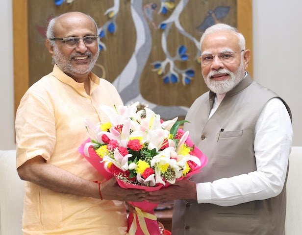 सीपी राधाकृष्णन बनेंगे नए उपराष्ट्रपति, मिले 452 वोट, पीएम मोदी ने दी बधाई
