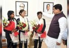 CM मोहन ने कर दी बड़ी घोषणा,  दृष्टिबाधित महिला टी-20 वर्ल्ड कप की विजेता खिलाड़ियों को 25-25 लाख रुपये का इनाम,कोच को भी प्रोत्साहन राशि दी जाएगी...
