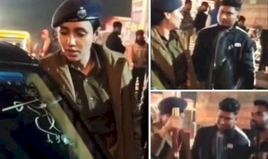 तेरा फूफा प्रेसिडेंट ही क्यों न हो, चालान तो होगा ही', IPS अनु बेनीवाल का वीडियो हुआ वायरल