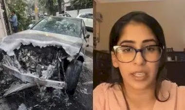 राजा भैया की बेटी के घर जानलेवा हमला :कार और गेट आग के हवाले, जान का खतरा बताकर मांगी मदद,आगजनी के बावजूद FIR दर्ज न होने पर राघवी कुमारी ने  उठाए सवाल