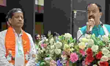 चुनाव आचार संहिता लागू, राजकीय मेडिकल कॉलेज के  सभागार में उप मुख्यमंत्री के समीक्षा की अनुमति के बहाने प्रबुद्धजनों का सम्मेलन,या जनसभा
