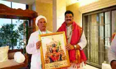 मंत्री गोविंद सिंह राजपूत ने संत रावतपुरा सरकार के दर्शन कर लिया आशीर्वाद, 26 अक्टूबर को लाल परेड मैदान में होगा मां राजराजेश्वरी का भव्य कुमकुम अर्चन
